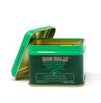 Bag Balm Vermont's Original Moisturizing for Dry Skin, Chapped Lips, Cracked Heels, Dog Paw Pads + More. 118 ml (4 oz) Tin (1) - size: 3.99 Ounce (Pack of 1)