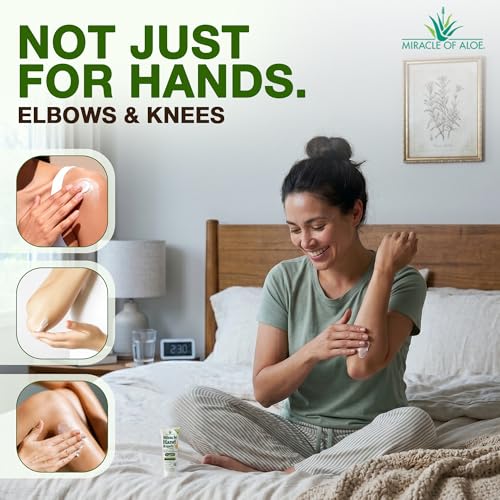 Miracle Hand Repair Cream, Hand Cream For Dry Cracked Hands, 1 Oz, 3 Pack | Best Healing, 60% Aloe Vera, Non Greasy Moisturizer For Working Hands, Fast Absorbing Lotion For Extremely Dry Skin - size: 1 Ounce (Pack of 3)