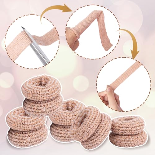 15pcs Cotton Finger Cots, Elastic Finger Sleeve, Skin Color | Anti-Slip, Breathable Finger Protectors, for Construction, Gardening, Kitchen, Carving