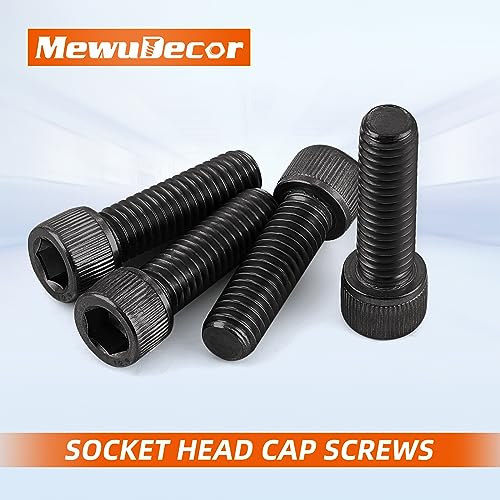 M3 x 20mm Socket Head Cap Screws, Grade 12.9 Alloy Steel Black Oxide, Allen Socket Drive, Full Thread, 50 PCS - size: M3 x 20mm