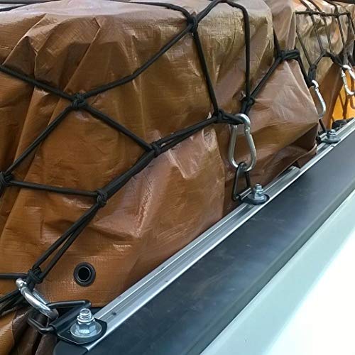 Heavy Duty Truck Bed Tie Down Anchors Rings Trailers Hook Cargo Bolt on V Ring Pickups Rail Accessories (10 Pack) - size: 10 Pack