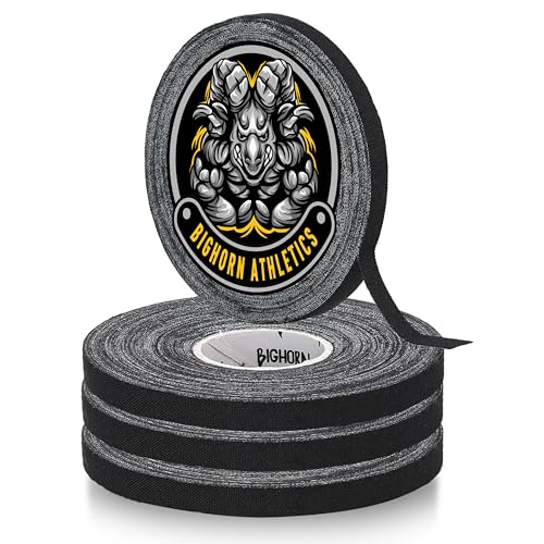 Bighorn Athletics Finger Tape, 0.2" x 45ft, 4 Rolls, Black | Fingers & toes support in Jiu Jitsu, Rock Climbing, Running, MMA. EZ tear tape, Zinc oxide adhesive, peels off clean. - color: Black, size: 0.2-Inch