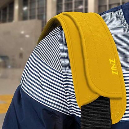 Ultra Thick & Breathable Universal Shoulder Pad Cushion for Bag - Long & Comfort - color: Yellow