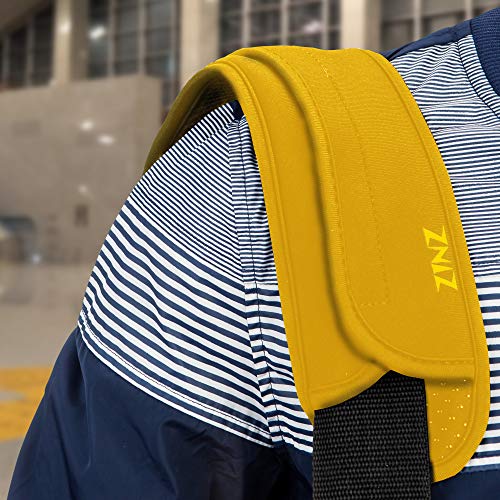 Ultra Thick & Breathable Universal Shoulder Pad Cushion for Bag - Long & Comfort - color: Yellow