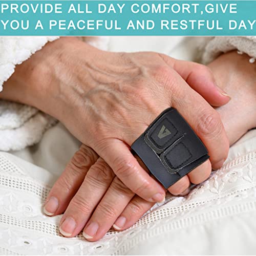 Finger Splint Wraps Reusable Finger Buddy Tape Adjustable Finger Brace Trigger Finger Splints Mallet Finger Support Compression Finger Sleeves for Arthritis Pain Relief, Sport Injury - M - size: Medium, style: Buddy