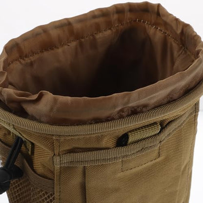 GALPADA Adjustable Waist Bag Multipurpose Utility Fanny Pack Portable Drawstring Pouch Made of Sturdy Oxford Cloth for Camping and Outdoor Activities