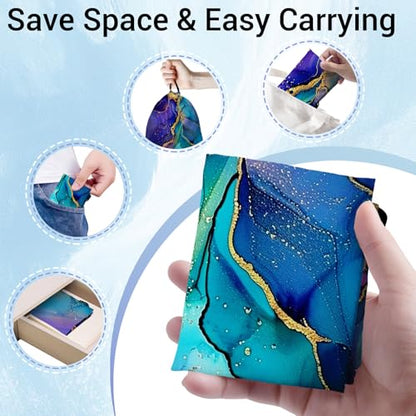 Purple Marble Drawstring Gym Bag Adjustable Gymnastics Storage Pouch for Gymnasts Holding - color: Marble-purple