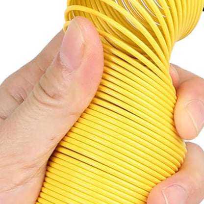Grip Exerciser Spring Hand Exerciser | Finger Spring Grip Trainer for Home Gym Office Athletic Practice Workout Climbing - color: Yellow