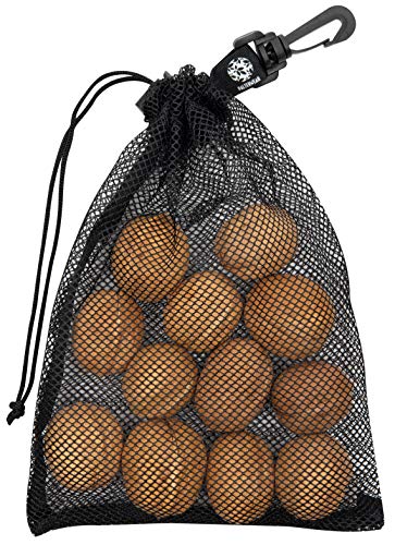PALTERWEAR Small Mesh Bag with Clip and Toggle Closure (Set of 4, Black, 7 x 9 Inch) for Watersports Trekking Sailing - size: 7 x 9 inch