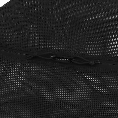 Tactical Mesh Pouch Insert, Modular Utility Admin Pockets Travel Organizer EDC Zipper Pouch 6X12,12X12 - color: BK, size: 12"x12"