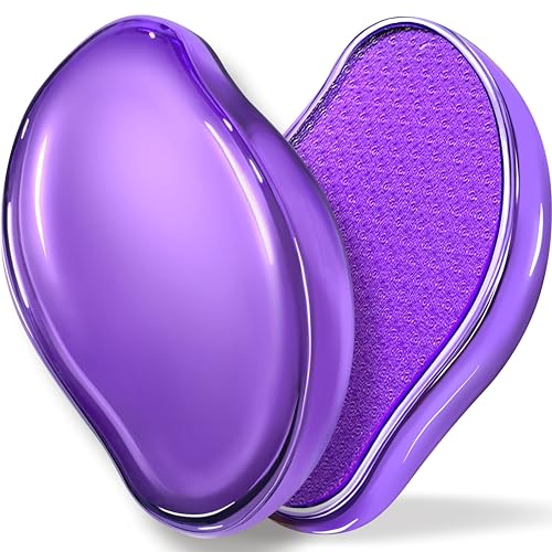 GABOX Nano Glass Pro Foot File, Feet Callus Remover, Dead Skin Exfoliator | Heel & Foot Scrubber, Pedicure SPA Tool for Women & Men, Removedor de Callos en Los Pies, Crystal Purple - style: Crystal Purple