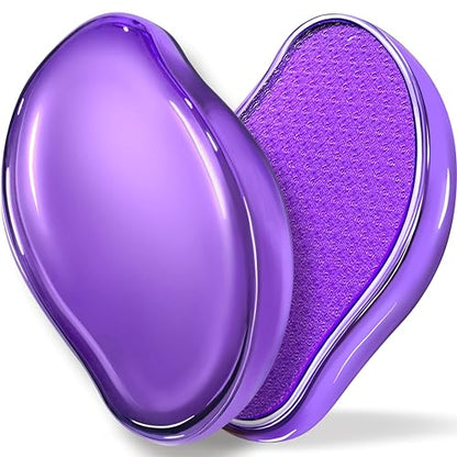 GABOX Nano Glass Pro Foot File, Feet Callus Remover, Dead Skin Exfoliator | Heel & Foot Scrubber, Pedicure SPA Tool for Women & Men, Removedor de Callos en Los Pies, Crystal Purple - style: Crystal Purple