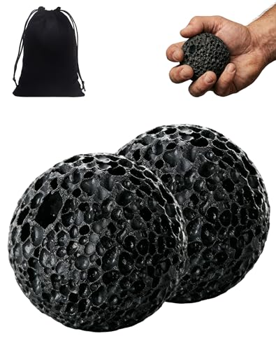 Callus Ball for Hand, Moon Grip Ball Callus Rock, Grip Strength Trainer, Improve Strength, Reduce Hand Sweat & Stress Relief, Forearm Strengthener for Rock Climbers, Gym Rats - color: 2pcs