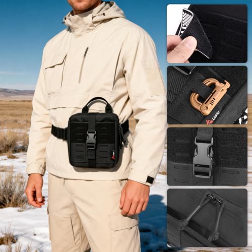 GRACEDON Tactical MOLLE Medical Admin Pouch