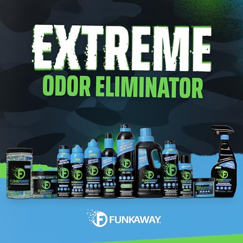 FunkAway Extreme Military Grade Odor Eliminating AeroSpray, 6 oz., Odor Eliminating Spray Designed for First Responders, Removes Sweaty, Musty, Smoke and Pet Odors