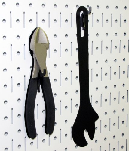 Wall Control 30-P-3232W White Metal Pegboard Pack - color: White