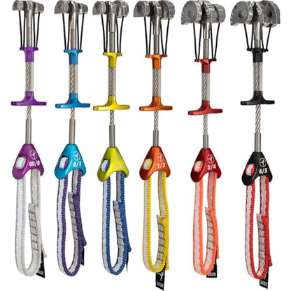 Metolius, Ultralight Offset Master Cam Set, Gray/Purple/Red/Black, #00/0-4/5