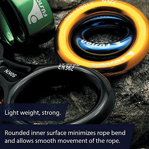 Fusion Climb Aluminum O-Ring Small 2" - style: 2" Blue