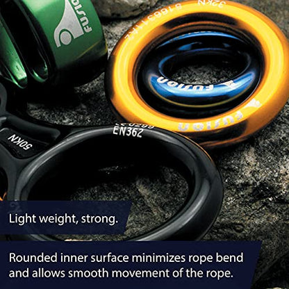 Fusion Climb Aluminum O-Ring Small 2" - style: 2" Blue