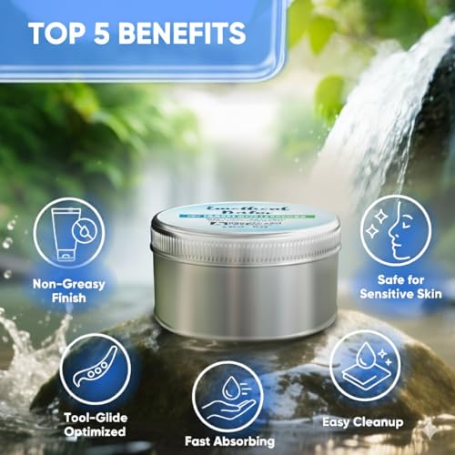 Myofascial Releaser Emollient Balm for IASTM & Gua Sha – Non-Greasy Massage Balm for Tool Glide and Bodywork – Natural, Hypoallergenic, Unscented Massage Balm Alternative to Oil (195g) - color: 195g