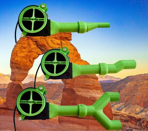 Water Bladder Dryer, Hydration Bladder Dryer: Universal Gear Dryer with 4 Modular Nozzles for Shoes, Gloves, Bottles, Wetsuits, or Other Gear - Powerful Whisper-Quiet Brushless Fan and Dust Filter