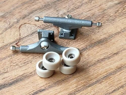 LEEFAI Pro Fingerboard Wheels Handmade Peek Finger Skateboard Wheel- Durable Outdoor Street Bowl Wheels- Measure 8.5x5.0mm