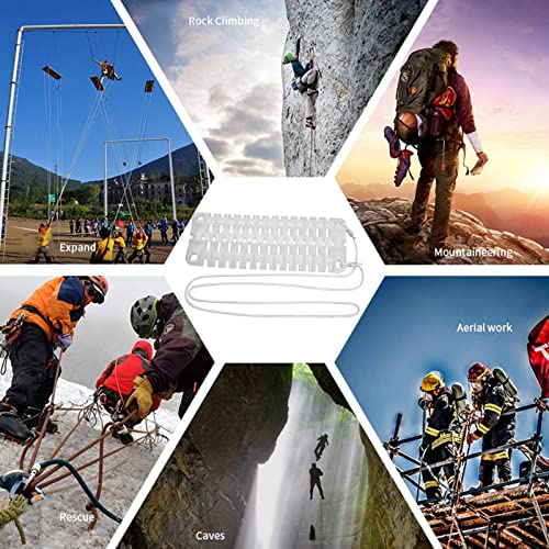 Foldable Thickened Rock Climbing Rope Anchor Protector Plate Board, 40x15 cm (15.75x5.91 in), PETG Material, High Strength Wear-Resistant Edge Protector for Climbing