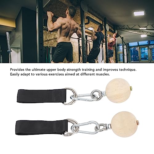 HERCHR 2PCS Pull Up Ball Non-Slip Hand Grips Climbing Bomb Power Pull Up Ball Strength Trainer Exerciser for Bouldering, Pullup, Kettlebells Fitness, Workout Home Gym Equipment