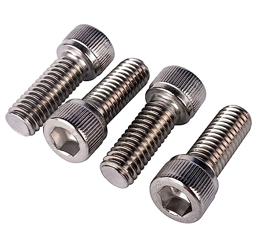 1/4-20 x 1/2" Allen Hex Socket Head Screw Bolt, 304 Stainless Steel 18-8, UNC Machine Full Thread, Pack of 20 - size: 1/4-20 x 1/2" (20 PCS)