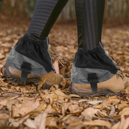 Mikikit Hiking Gaiters Sandproof Shoe Covers for Men and Women Breathable Leg Protectors for Hiking Hunting Snowshoeing and Garden Work 1 Pair