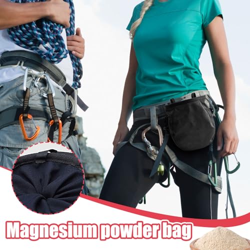 Bouldering Chalk Bag Lightweight Leakproof Adjustable Pouch | Outdoor Bouldering Chalk Pouch for Outdoor Weight Lifting Training Mountaineering Climber Athlete Instructor