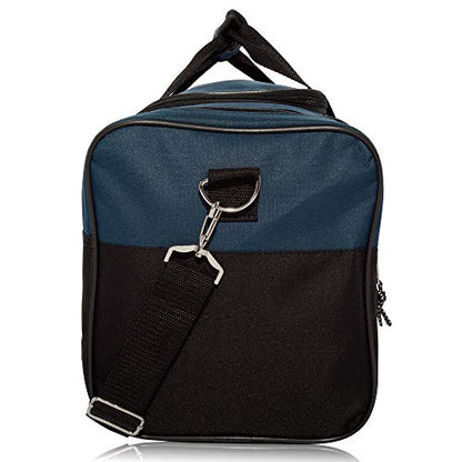 DALIX 17" Blank Duffle Bag Duffel Bag Travel Size Sports Durable Gym Bag - color: Navy Blue