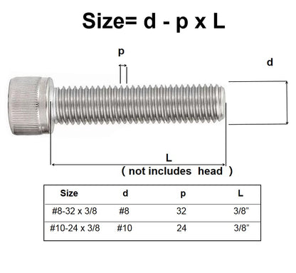 100pcs M3-0.5x16mm Socket Head Cap Screws Bolts, Stainless Steel 18-8 (304), Bright Finish, Fully Threaded, Allen Socket Drive - size: M3-0.5x16mm(100)