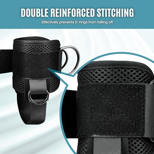 Ankle Straps for Cable Machine Woman, Balency Kickback Ankle Strap | Balency Padded Cable Ankle Attachment for Gym, Ankle Cuff, Kickback Ankle Strap for Glute Workout, Leg Extensions