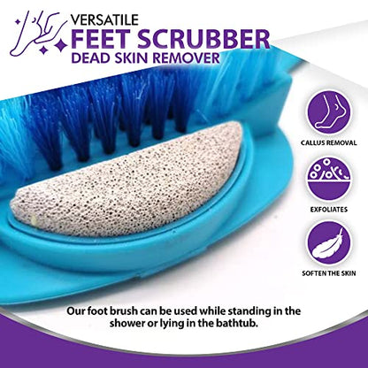 in Shower Foot Scrubber with Pumice Stone