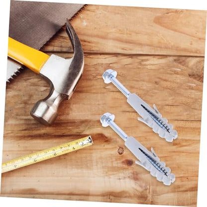 Zerodeko 10 Sets Rack Screw Set Screws Mounts Brackets Ceiling with Mounting Replacement Expansion Mount Anchors Bracket Bolts Mount Accessories Carbon Steel