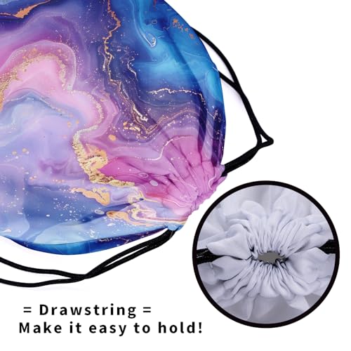 Gymnastics Grip Bag for Gymnasts Gymnastic Drawstring Bag Gym Athlete Bag - color: Marble - Multi, size: 9.25" x 12" (Pack of 1)