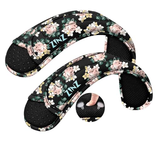 ZINZ 2-Pack Universal Shoulder Pad with Ultra thick Cushion for Bag Luggage Bag Crossbody, Plus Long & Anti-Slip & Breathable,Dark Rose-2Pack - color: Dark Rose-2pack