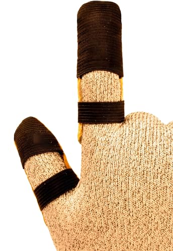G & F Products 8126S Cowhide Leather Thumb Guard, Thumb Protection, Small, Finger Guard Sold Separately, yellow - size: Small, style: Thumb Guard