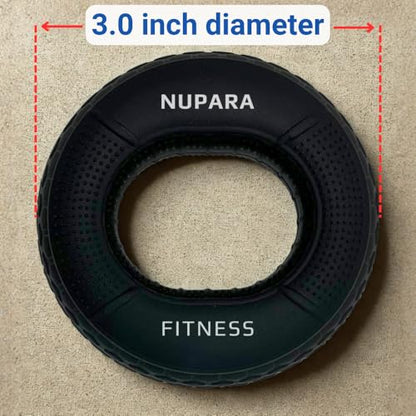 Grip Strength Trainer - Grip Strength Ring, Forearm Strengthener, Hand Strengthening Device, and Hand Gripper Strengthener. 2-pack - color: Lite