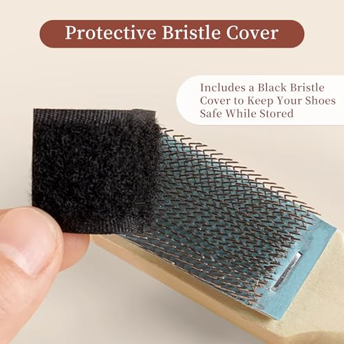 1Pcs Dance Shoe Brush for Suede Soles Hard Bristle Cleaning Brushes for Ballroom Bowling and Rubber Sole Shoes Sole Cleaner Brush for Bottoms, Shoe Cleaning Brush for Suede and Leather