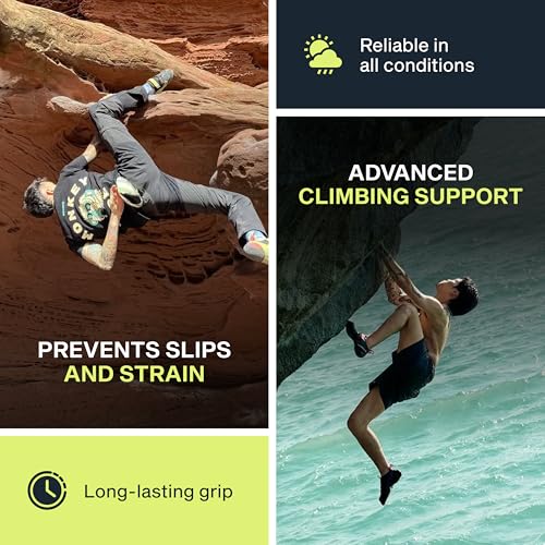 RUNGNE Premium Climbing Chalk - High Performance Chalk for Rock Climbing, Bouldering, Weightlifting & More - Unmatched Grip and Skin Friendly - size: 8 G