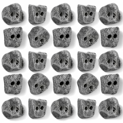 25 Large Screw On Rock Climbing Holds for Rock Wall Grips Made in USA | Rock Climbing Holds for Indoor Outdoor Play Set, Garage Gym, Bouldering, Trees - Rocky Mountain Climbing Gear - color: 25pcs