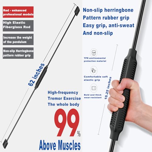 Yoga Starter Set - Flexi Bar, Resistance Band & Shoulder Tube for Elastic Exercise & Training Fitness - color: BLACK