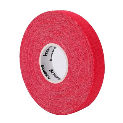 Bighorn Athletics Climbing Finger Tape with Retro Design Female Climber Tin Canister, 0.5-Inch x 45-feet, 8-Rolls, Red - color: Red