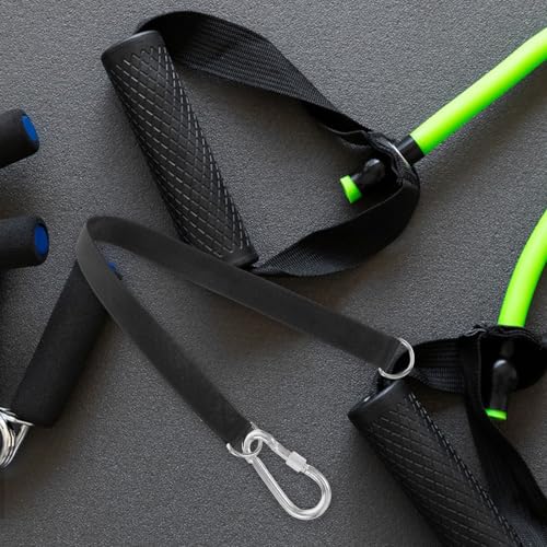 SHINEOFI Heavy Duty Gym Fitness Straps with Dual Metal Rings Reinforced Stitching High Load Capacity Suspension Kit for Tree Swings Hammock Chairs Punching Bag Hanging