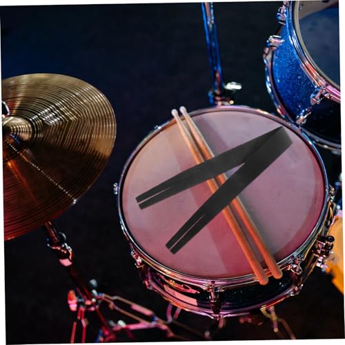1pc Cymbal Strap Black Cymbal Accessory for Enhanced Grip and Stability Lightweight Design for Easy Use for Musicians and Drummers