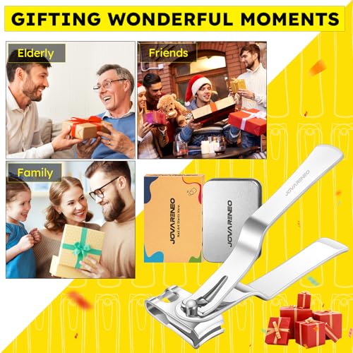 Nail Clippers for Seniors, 360 Degree Rotary Fingernail and Toenail Clippers with Long Handle Ultra Sharp Sturdy Stainless Steel Heavy Duty Large Toe Nail Clippers for Thick Nails - size: 360 Degree Rotary