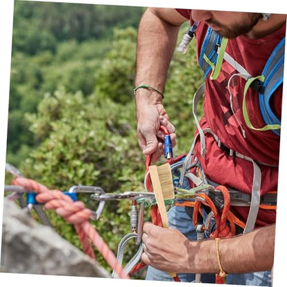 POPETPOP Rock Climbing Brush with Ergonomic Handle and Soft Boar Hair Bristles Lightweight Cleaning Tool for Bouldering Holds Compact Design for Outdoor and Indoor Adventures