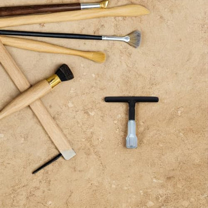 CALLARON 4pcs Wing Nut Driver with T Handle for Eye Screw Hooks and Hook Bolts, Hand Tool for Fastening Metal Screws, Suitable for Hangers and Home Improvement